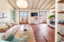 Open plan airy attic apartment